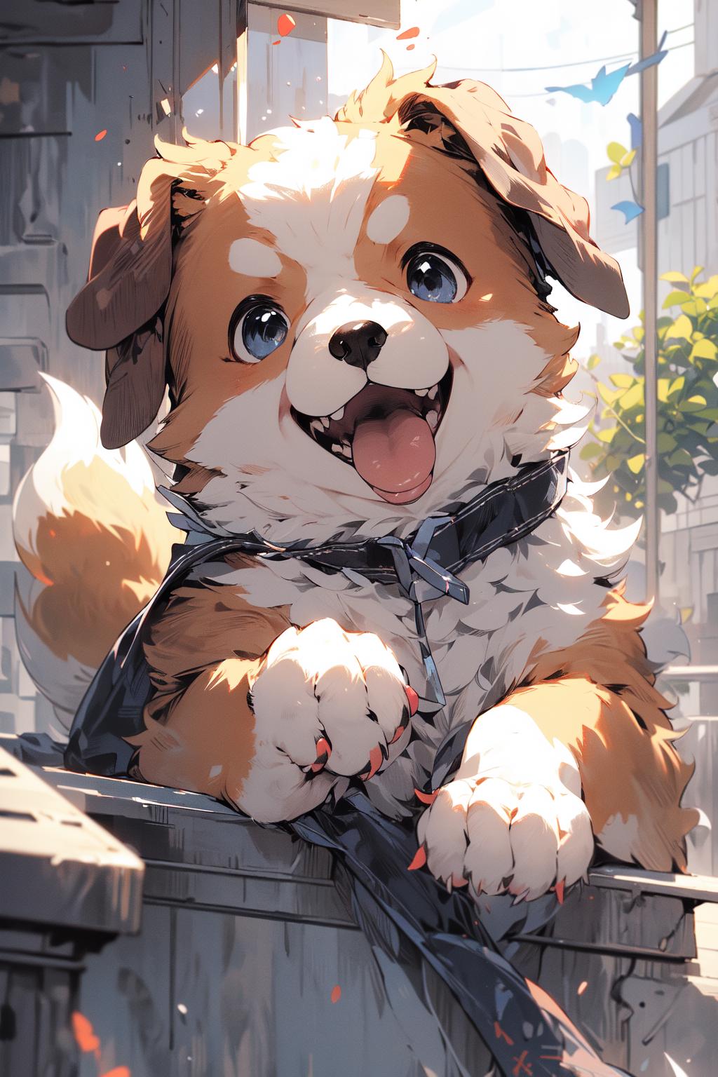 Top more than 90 cute anime dogs wallpaper latest  incdgdbentre